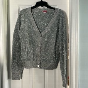 Kate spade tinsel silver sweater